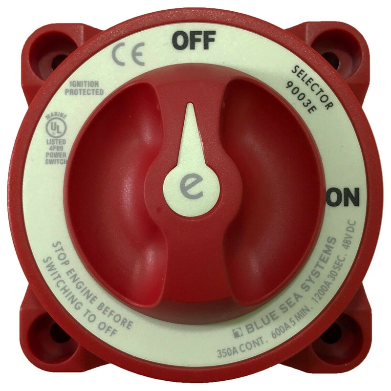 Blue Sea 9003E E-Series Master Battery Switch Single Circuit ON/OFF Marine Boat