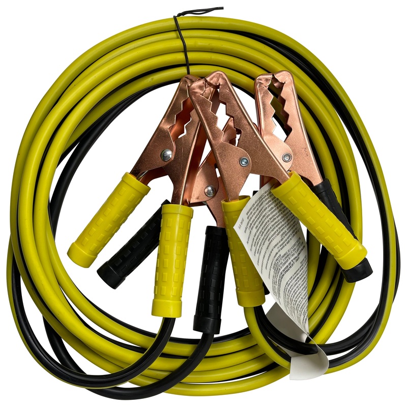 Deka 8 Gauge x 12 FT Copper Booster Jumper Cables 200C Clamp for Car Battery