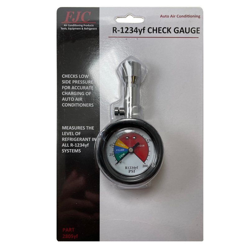 FJC 2805YF A/C Refrigerant R-1234yf Pressure Check Gauge