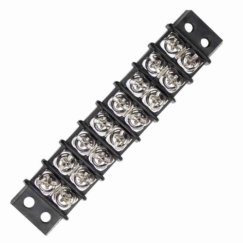 Mini-Barrier Strip 12-22 Gauge NO.8 Spade – 8 POS