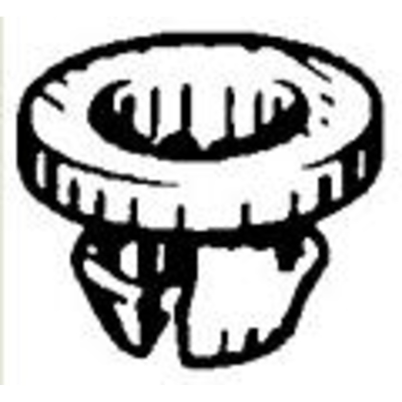 Nylon Door Lock Rod Clip, 10mm Head Diameter GM #16606936, 16633853g – 25 or 100 Pack