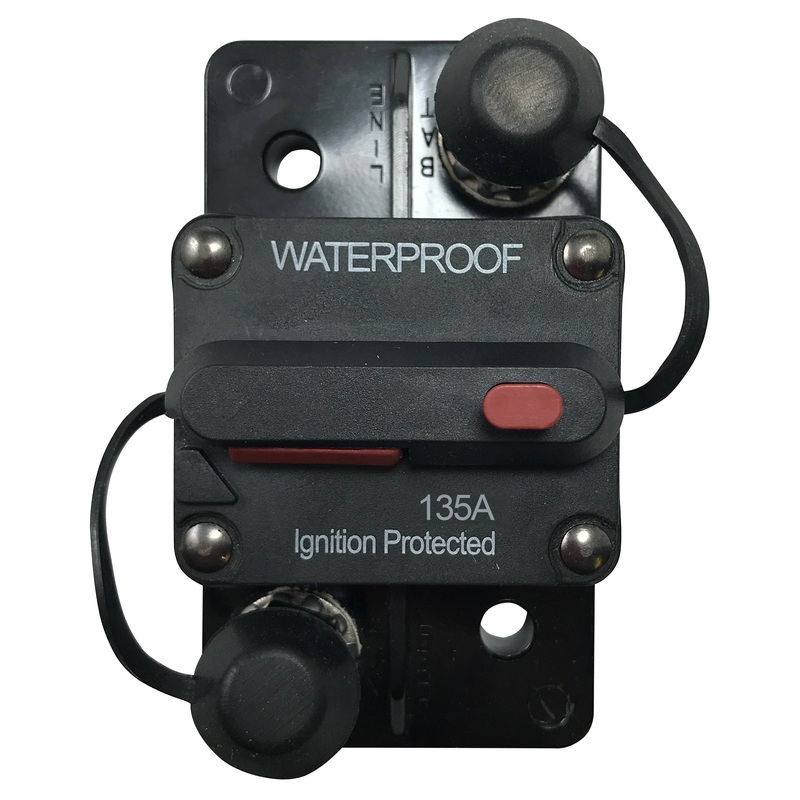 Waterproof Manual Reset Circuit Breaker – 135 Amp