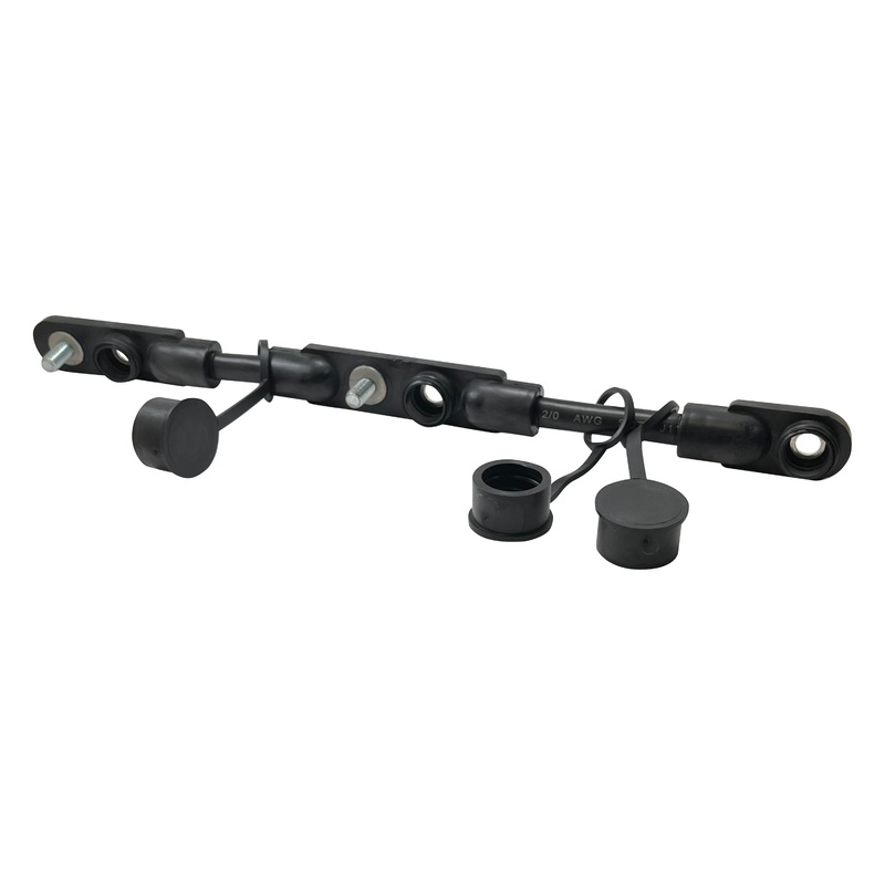 2/0 AWG Black Overmolded Battery Cable Assembly – 14 – Fits 3 Group 31 Batteries