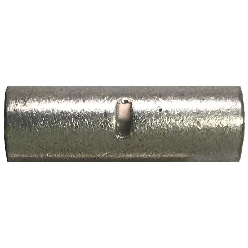 6 to 8 AWG Non-Insulated Step Down Butt Connector – Seamless – 10 to 1000 Pack – Made in USA