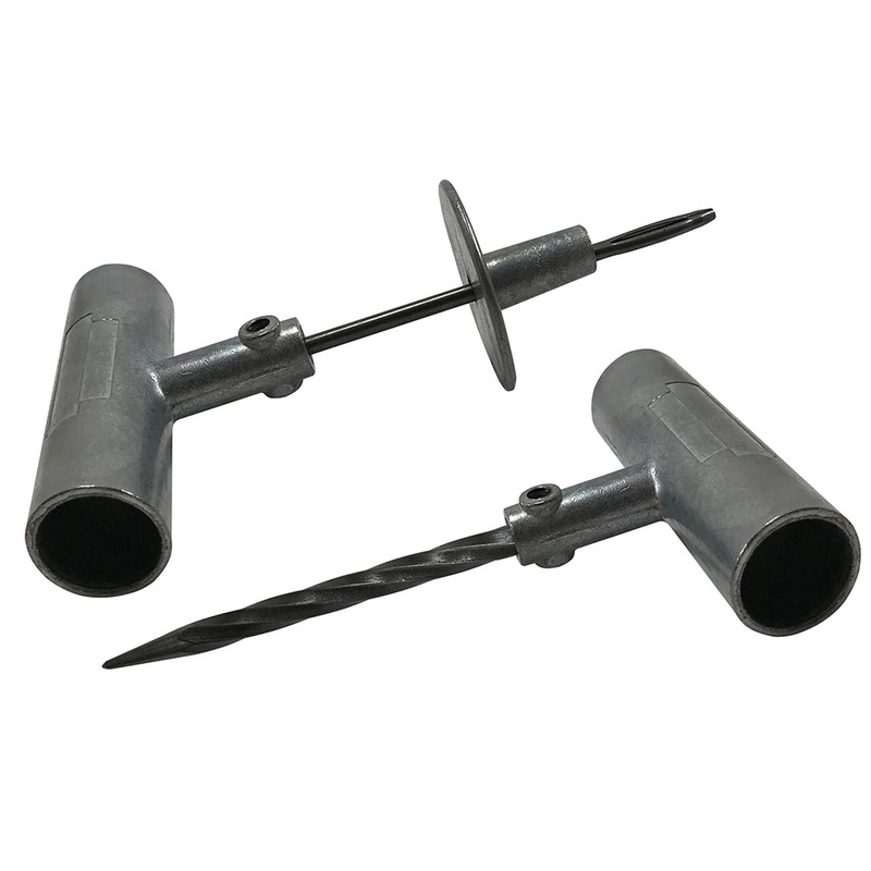 Die-Cast T-Handle Tire Plug Repair Tool Set with Replaceable Needle & Probe – Made in the USA