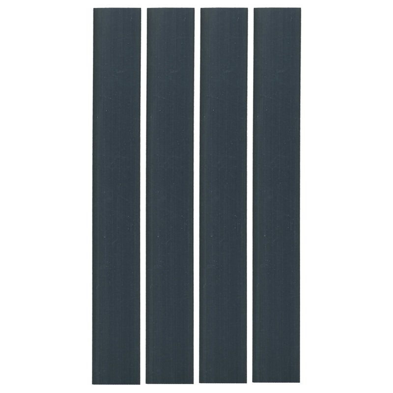Flexible Thin Single Wall Non-Adhesive Heat Shrink Tubing 2:1 Black 4 ID – 48 Inch 4 Pack