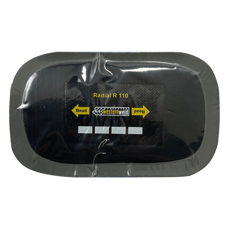 Rectangle 1-3/4 x 3 Grey Gum Rubber Radial Tire Patch – 20 or 100 Pack – Made in USA