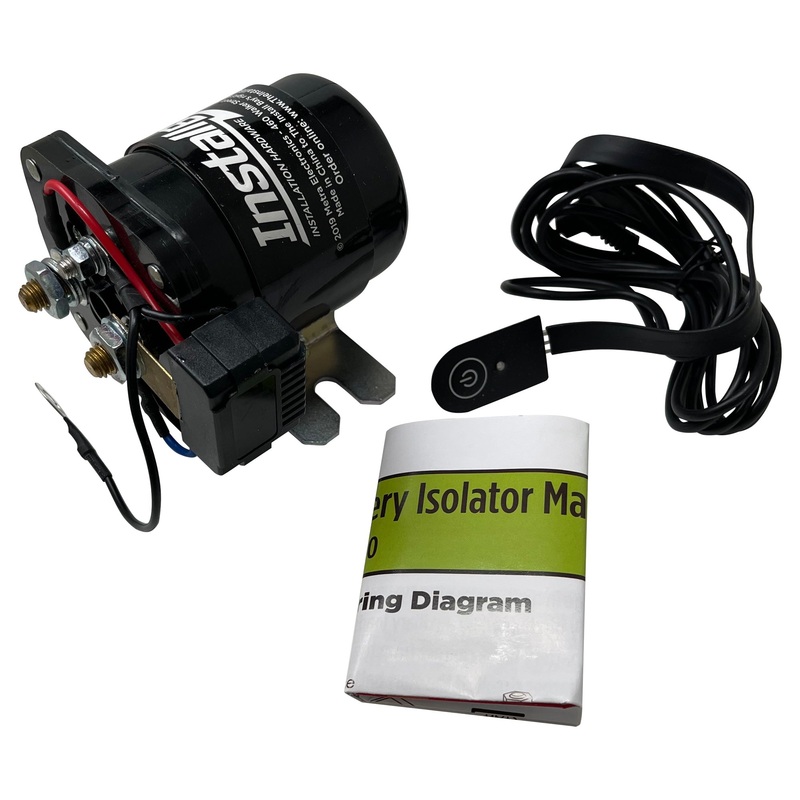 Smart Battery Isolator Relay – 200 Amp Heavy-Duty Dual Battery Voltage-Sensing Solenoid