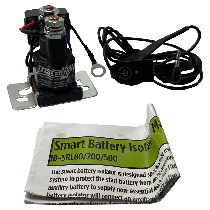 Smart Heavy Duty Battery Isolator Solenoid & Relay – 80 Amp