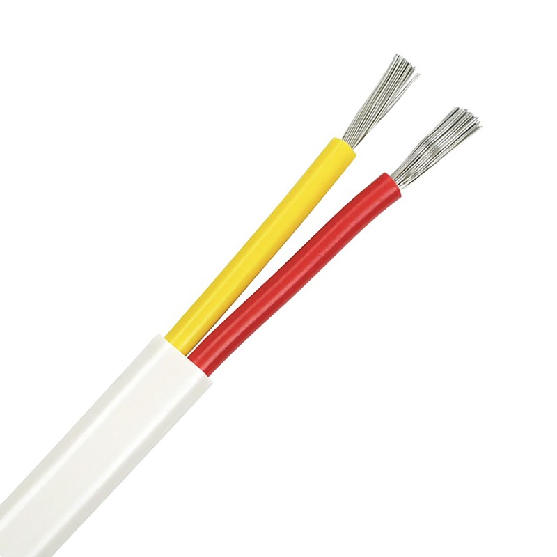 12/2 Yellow/Red Boat Cable White Jacket Tinned Wire – 500 FT