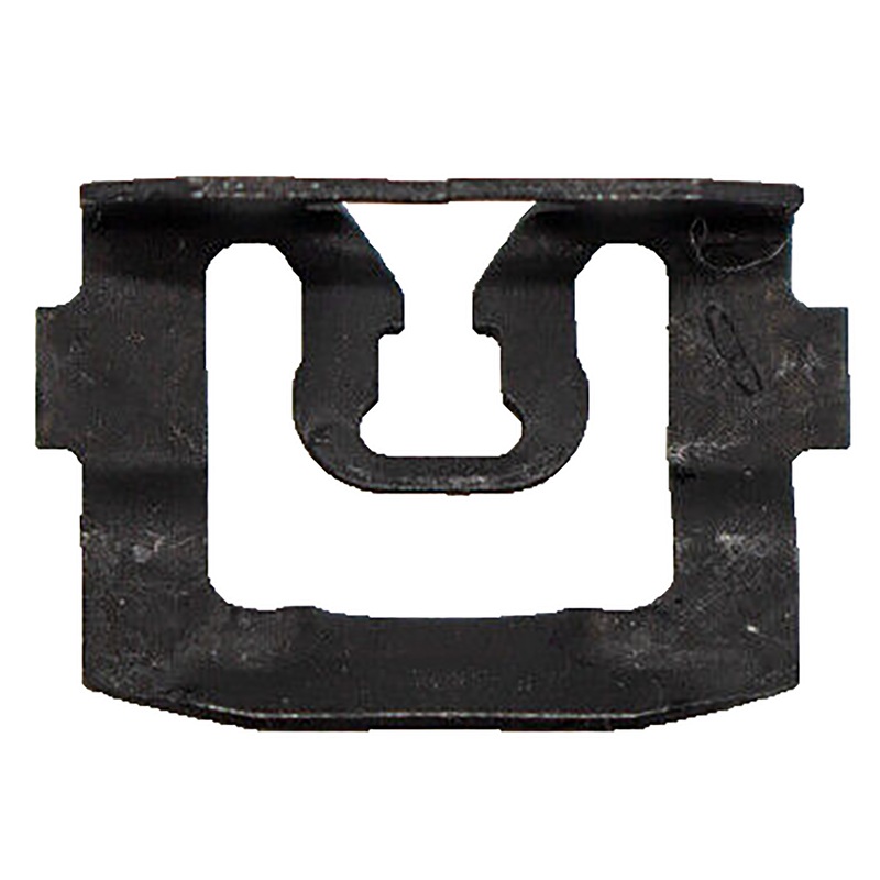 Black Finish Windshield Rear Window Reveal Moulding Retainer Clip – 14.5 MM Width – 50 Pack