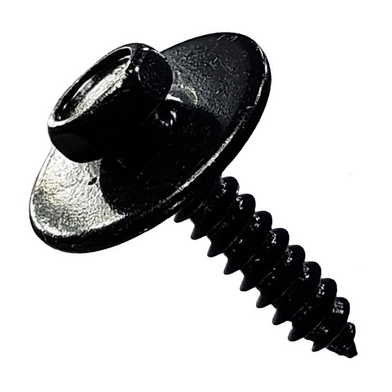 Black Hex Head Trim Screws – 4.2 x 1.41 x 20mm – 7mm Head – 50 Pack