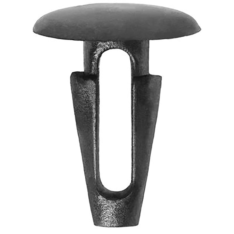 Black Nylon Retaining Clips – 5 MM Hole – 15 MM Stem – 13 MM Head – 25 Pack