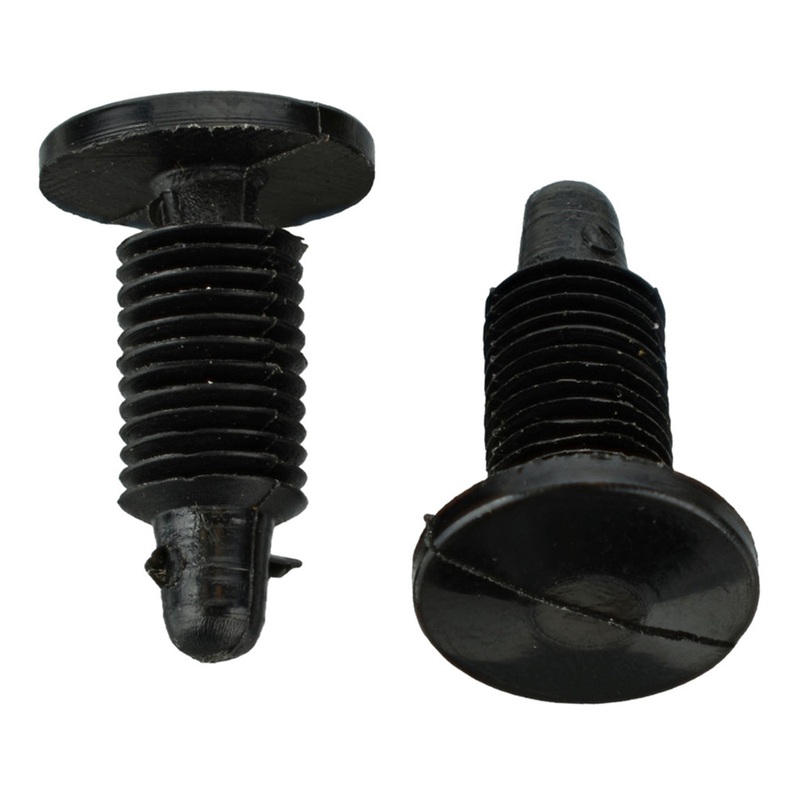 Black Nylon Trim Panel Clip Retainers – 1/4 Hole – 23/32 Stem – 1/2 Head – 50 Pack