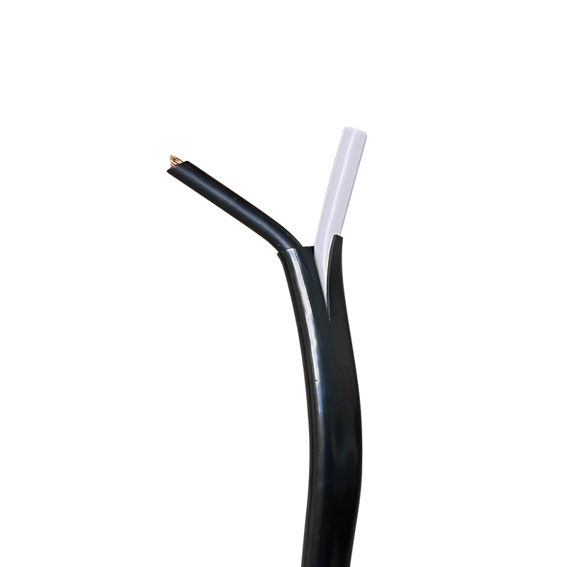 Jacketed Duplex Primary Wire 2 Conductor 10 AWG All Copper Black White – 100 FT