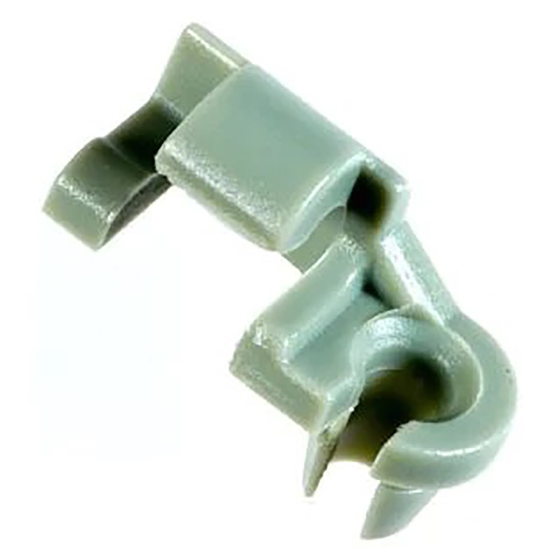 Left Hand Side Green Nylon Door Lock Rod Clips Retainer – 5/32 Rod 15/64 Hole – 50 Pack