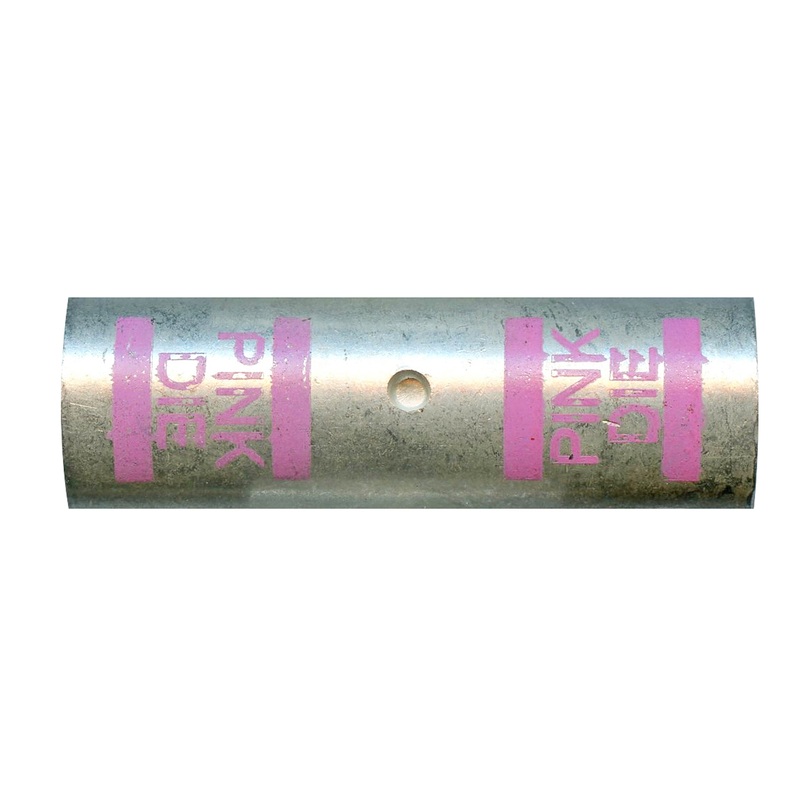 Mega HD Copper Splice – Plated 2-1 AWG Pink – 5 or 50 Pack
