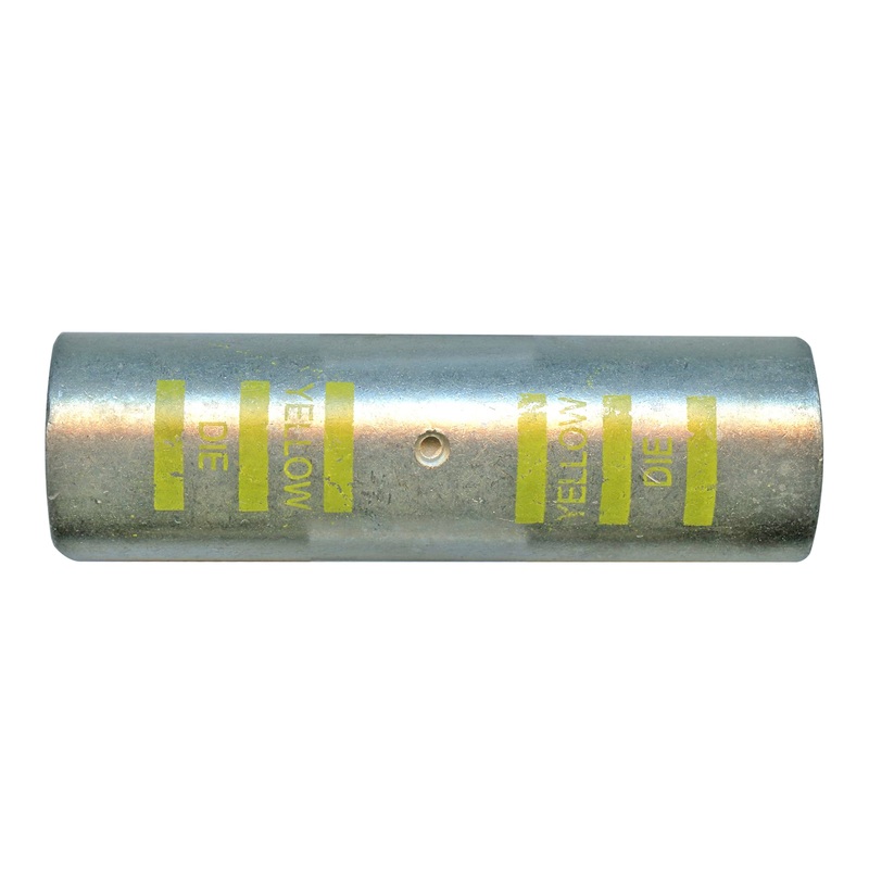 Mega HD Copper Splice – Plated 4/0 AWG Yellow – 5 or 50 Pack