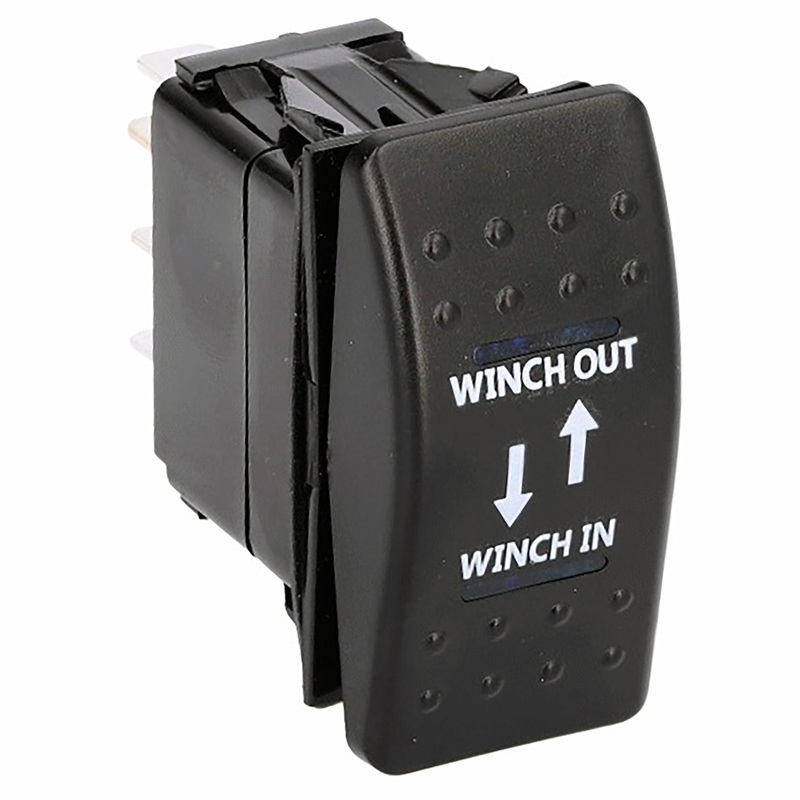 Winch Out In Panel Switch – 7-Pin On Off with LED
