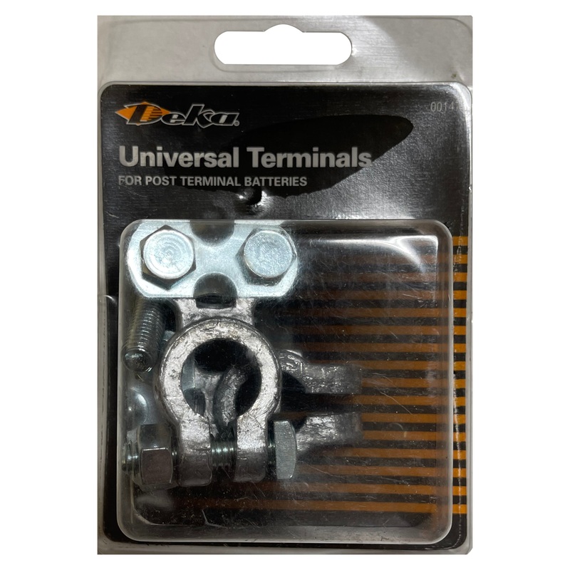 2 Pack Deka Universal Standard Top Post Car Battery Terminal 1-6 AWG Cable – USA
