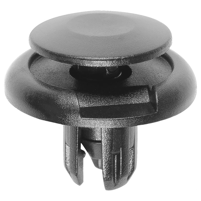 Black Nylon Bumper & Fender Push Retainer Clips – 5/16 Hole – 11mm Stem – 25 Pack