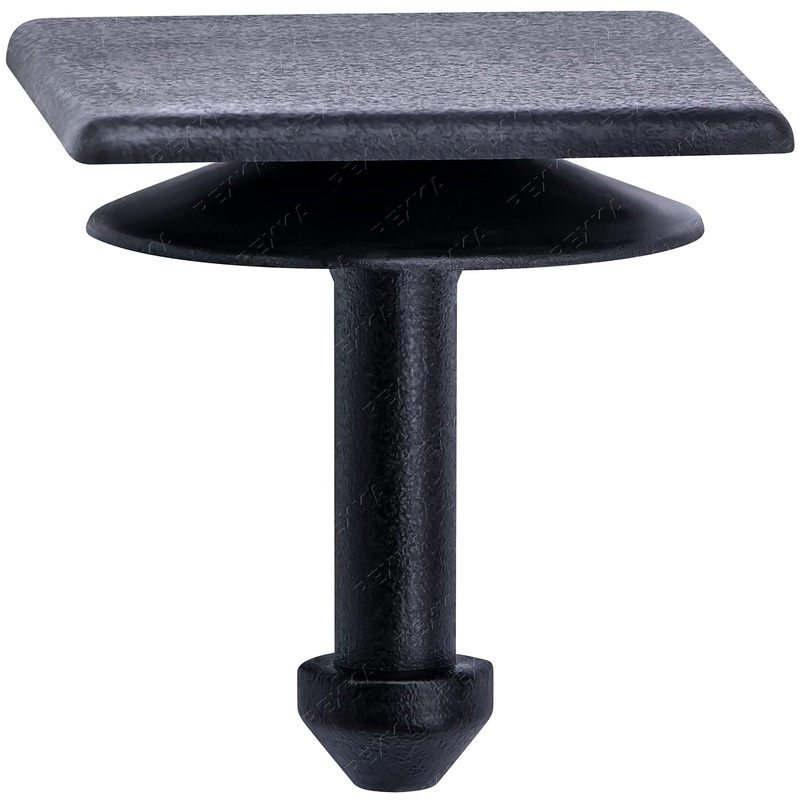 Black Nylon Cowl Grommets Retainer – 3MM Pin 13MM Stem – 25 Pack