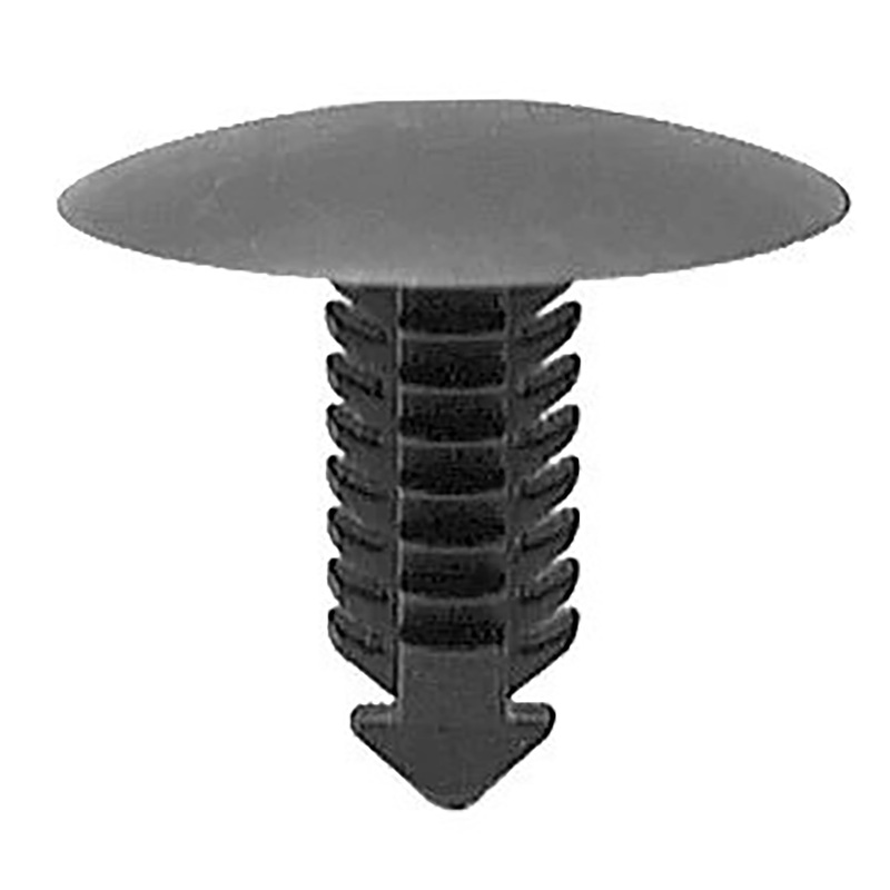 Black Nylon Door Frame Spacer Retainer Clips – 9/32 Hole – 20.5 MM Stem – 25 Pack