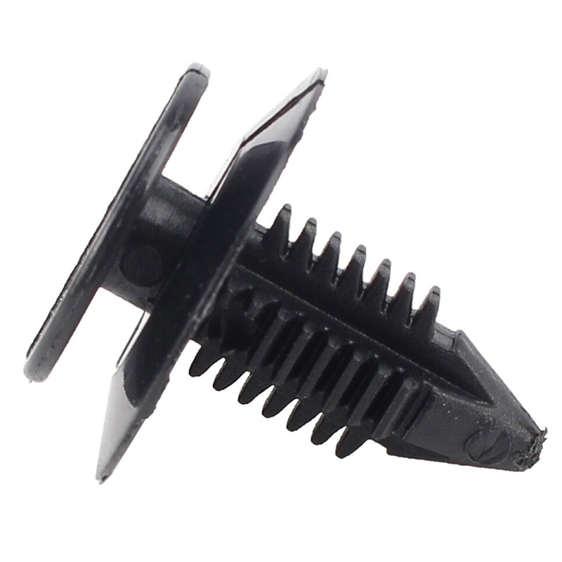 Black Nylon Door Trim Panel Clip Retainer – 7 MM Hole 18 MM Stem 13 MM Head – 25 Pack