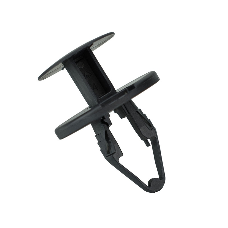 Black Nylon Ergo Tufloks Push Retainer Clips – 13/32 Hole – 20 MM Stem – 15 Pack