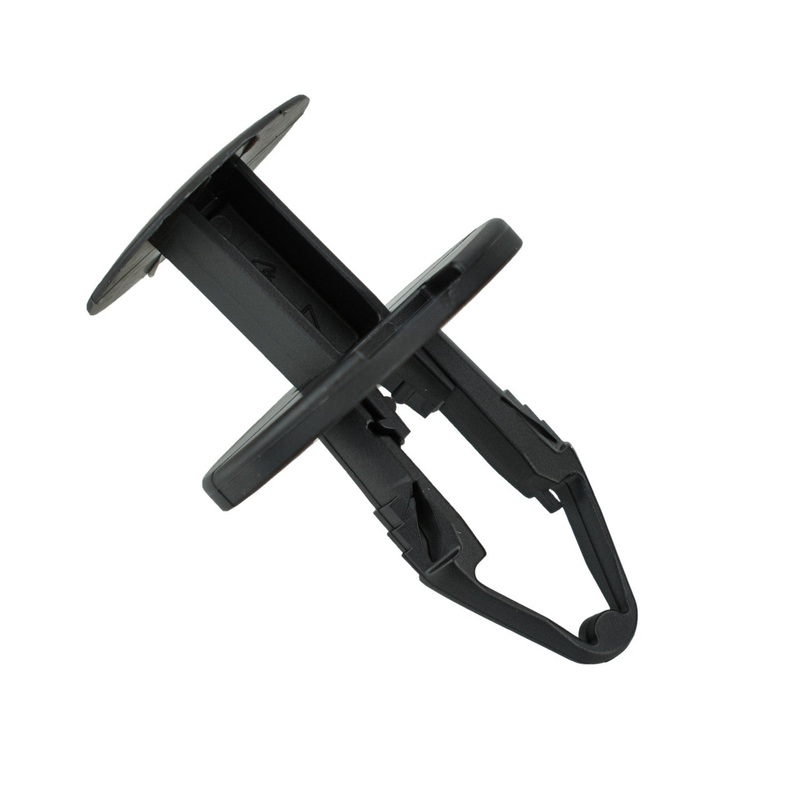 Black Nylon Ergo Tufloks Push Retainer Clips – 13/32 Hole – 22.5 MM Stem – 15 Pack