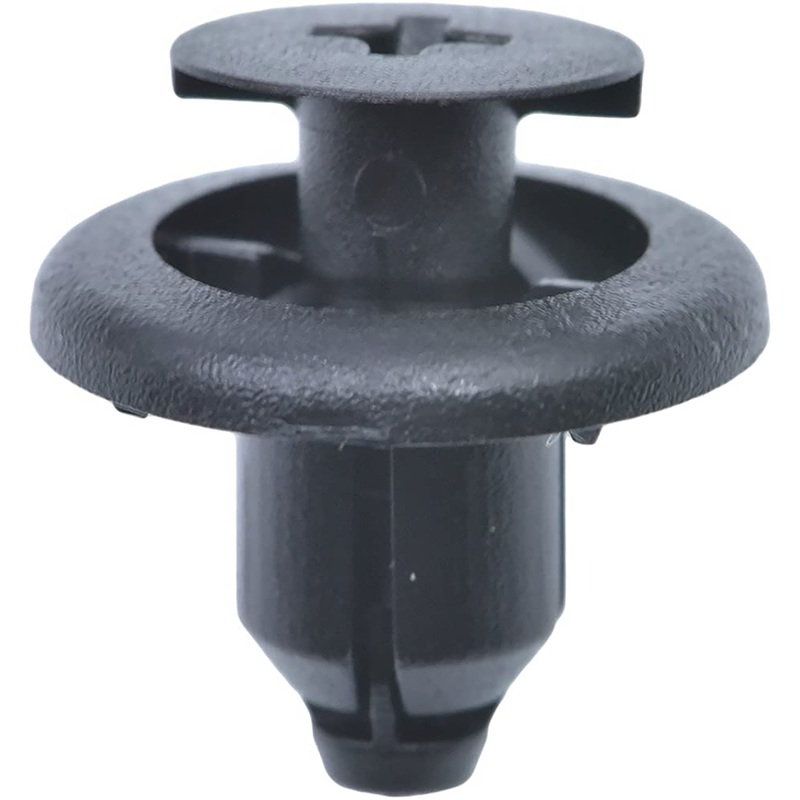 Black Nylon Fender & Front Bumper Phillips Screw Retainers – 7MM Hole 9MM Stem 15MM Flange – 15 Pack