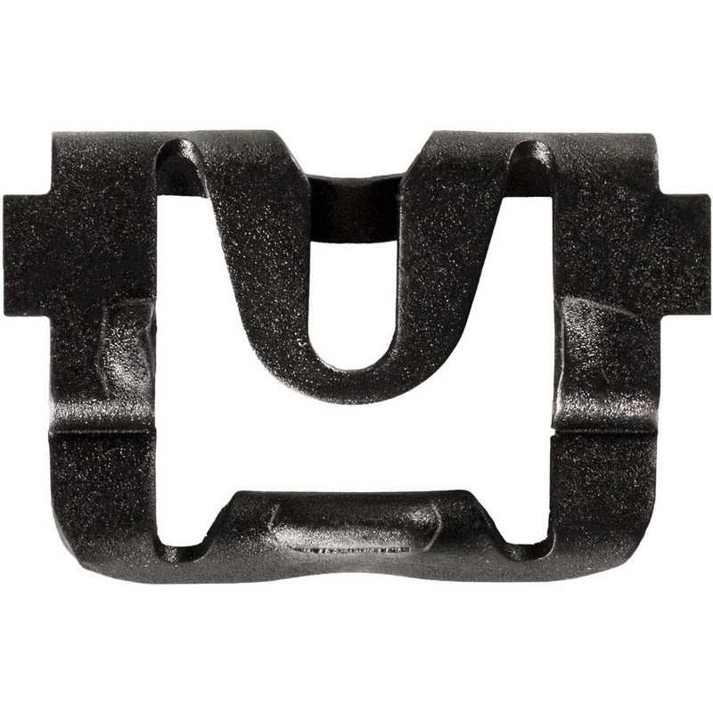 Black Rear Window Reveal Moulding Retainer Clips – 17.5 MM Width 23.25 MM Length – 100 Pack