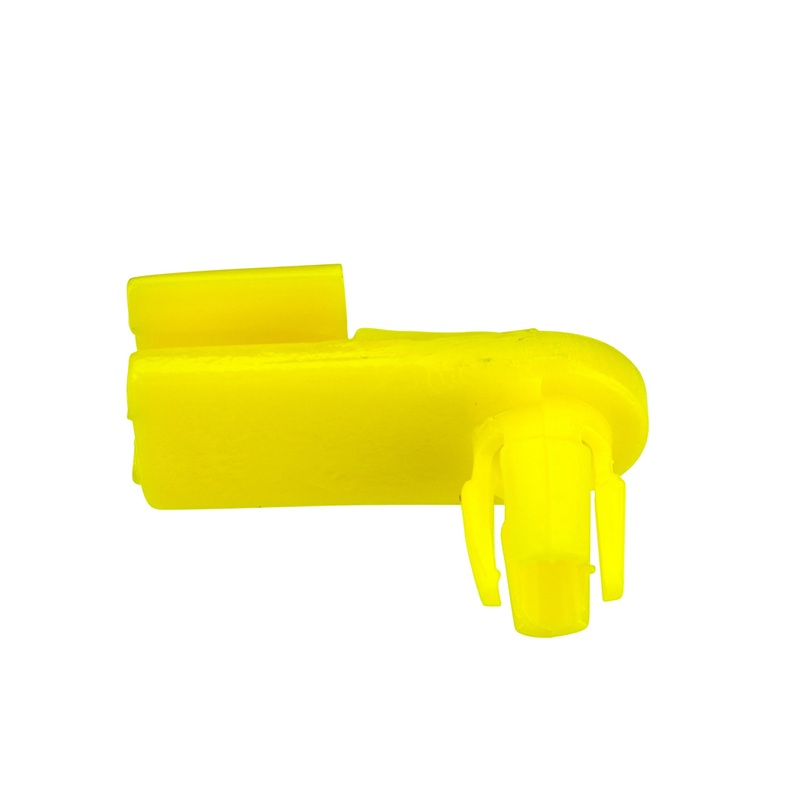 Left Hand Side Yellow Nylon Door Lock Rod Clips Retainer – 5/32 Rod 17/64 Hole – 25 Pack