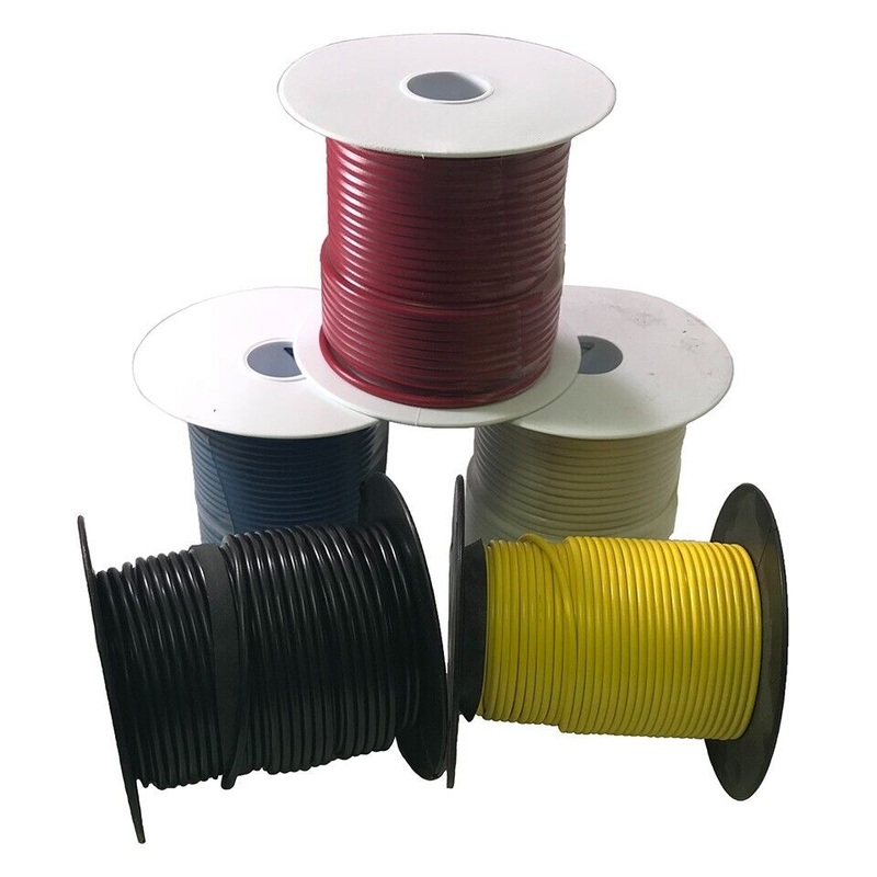 Marine Primary Tinned Copper Wire 16 Gauge – 100 FT Each – 14 Colors