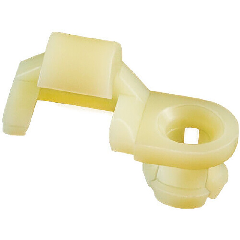 Natural Nylon Tailgate Door Lock Rod Clips Retainer – 3/16 MM Rod – 10 Pack