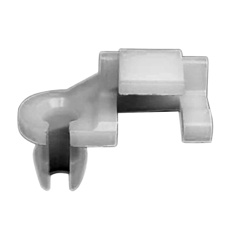 Right Hand Side Natural Nylon Door Lock Rod Clip Hood Retainer 5/32 Rod 17/64 – 20 Pack