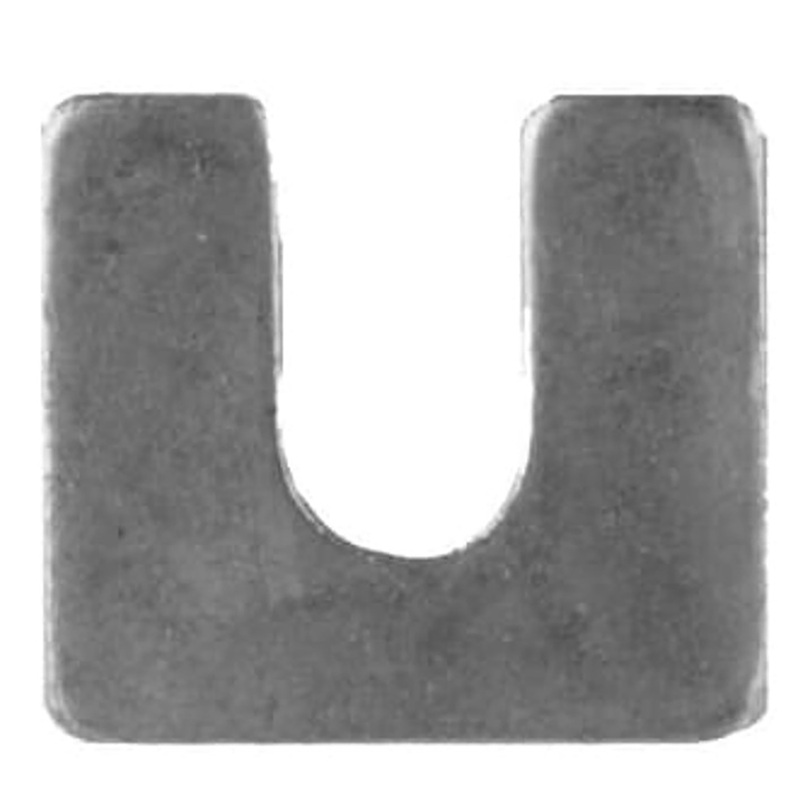 Zinc Plated Steel Body Shims – 1/16 Thick – 3/8 Slot – 1 1/4 x 1 1/8 O.D. – 100 Pack