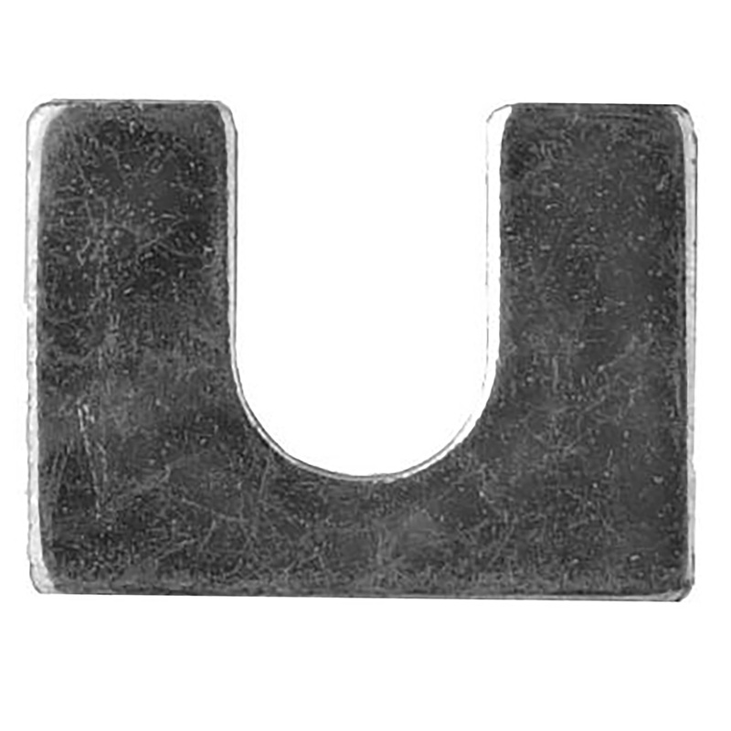 Zinc Plated Steel Body Shims – 1/8 Thick, 3/4 Slot, 2 x 1-1/2 O.D. – 50 Pack