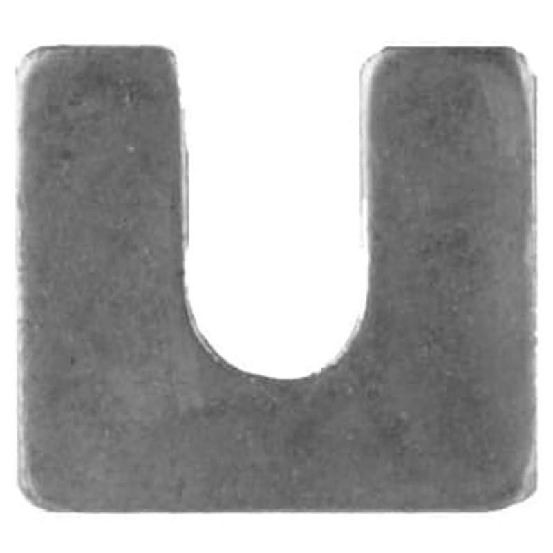 Zinc-Plated Steel Body Shims – 1/8 Thick – 3/8 Slot – 1 1/4 x 1 1/8 O.D. – 100 Pack
