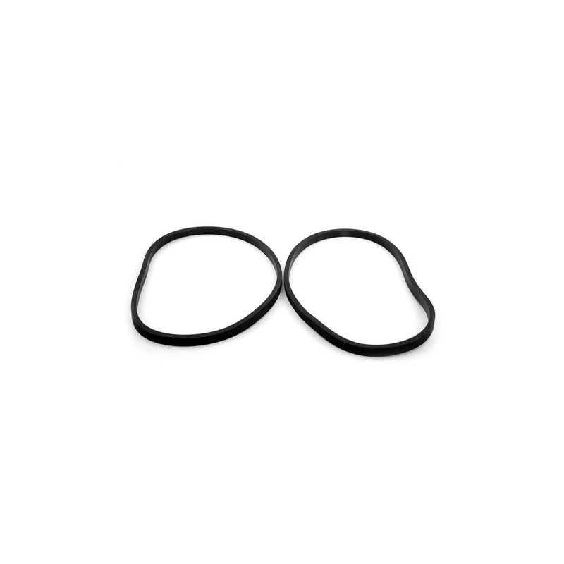 Large Black Solid Rotor Silencer Band 10-12 diameter (2 Pcs. Pack)