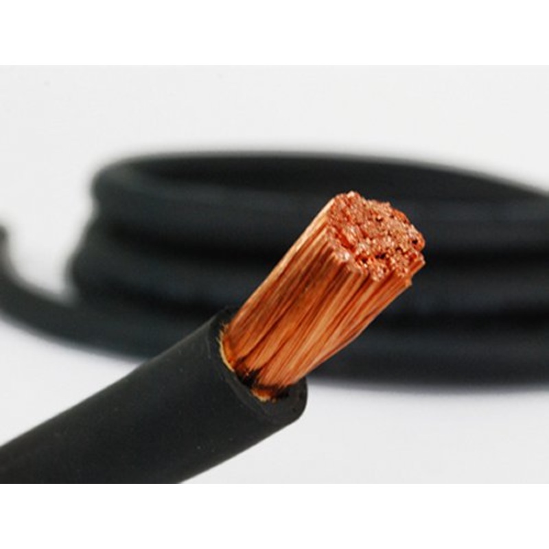 4 AWG BLACK WELDING CABLE, 12 FT USA Made