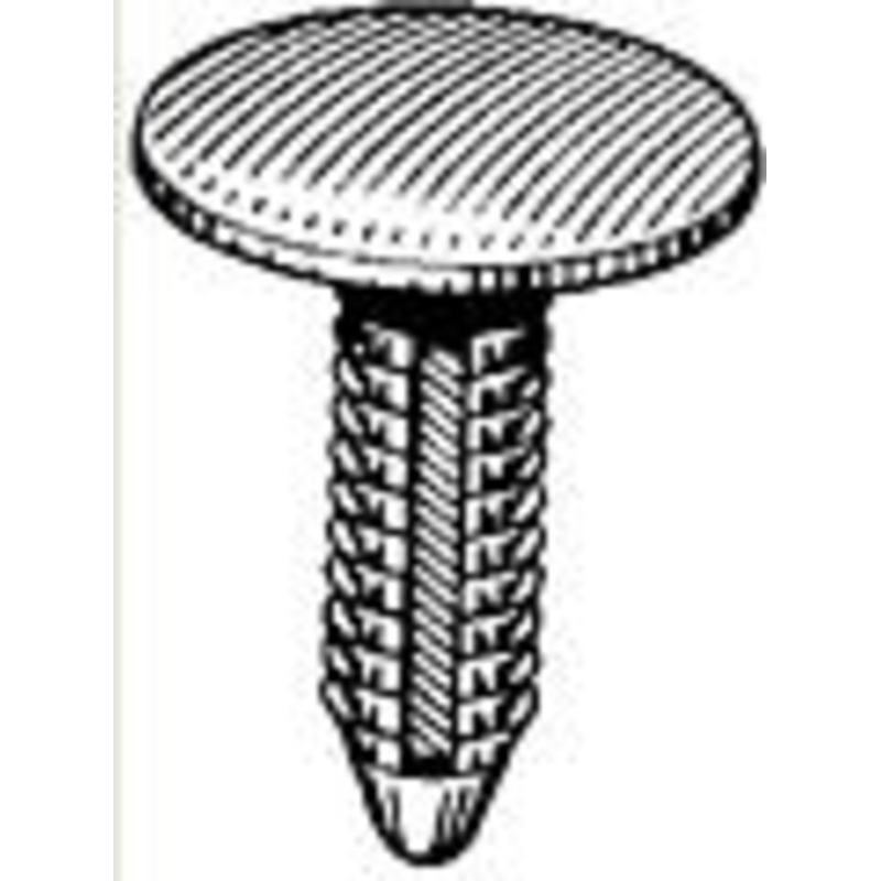 Black Polypropylene Hood Insulation Clip Replaces Honda # 91518-SM4-003 – 100 pack