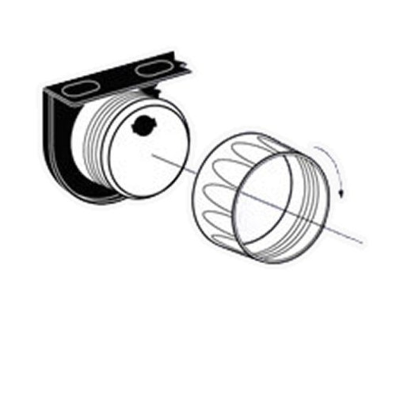 EQUUS 6242 Mech. Water Temperature Gauge 130-280F 60-140C 2 Black Bezel