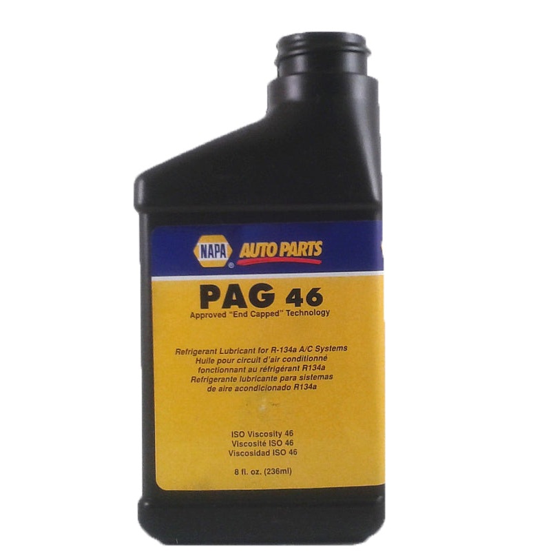 NAPA 409888 Air Conditioning Refrigerant Oil PAG 46 Oil 8 oz Lubricant for R134a A/C Systems