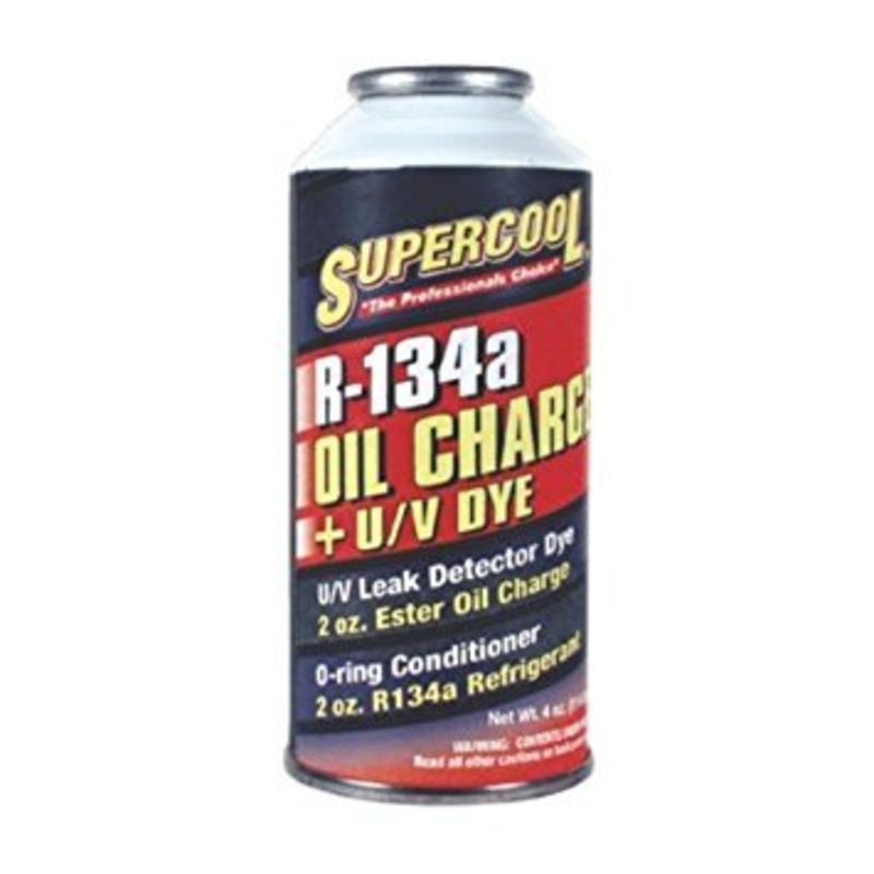 R-134a Oil Charge plus U/V Dye, 4 oz