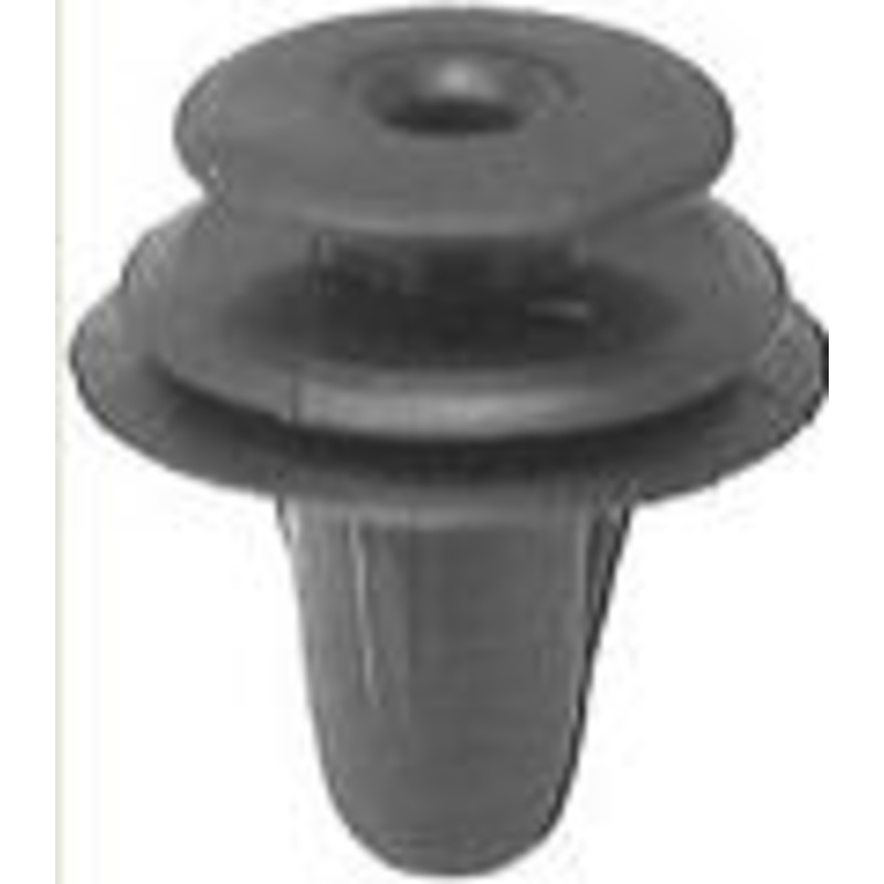 Black Nylon Door Trim Panel RetainerBottom Head Diameter 18mm, Top Head Diameter 13mm,Stem Diameter – 25 or 100 Pack