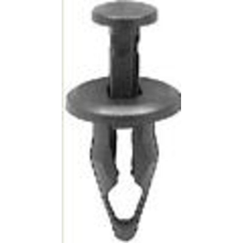 Black Nylon Front Bumper Fascia RetainerHead Diameter 18mm, Stem Length 23mm,Fits Into 9.5mm Hole GM – 25 or 100 Pack