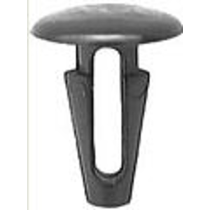 Black Nylon Retaining Clip Head Diameter 13mm, Stem Length 15mm, Fits Into 5mm Hole Toyota # 90467-0 – 25 or 100 Pack