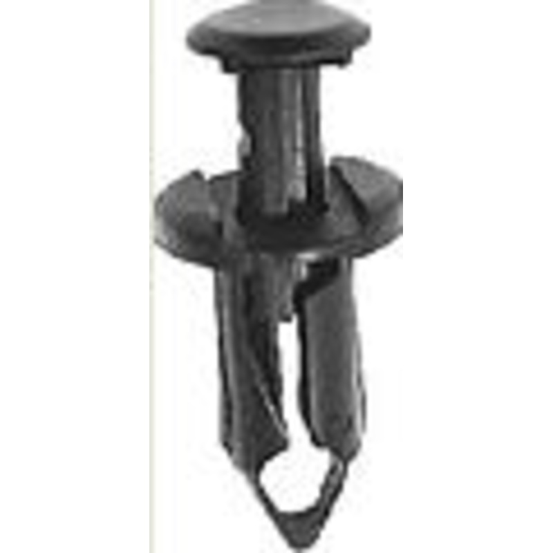 Black Nylon Rocker Panel Retainer Head Diameter 15mm, Stem Length 20mm Fits Into 8mm H – 25 or 100 Pack