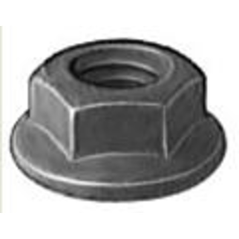 Black Phosphate Finish Metric Hex Flange Nut 10 – 1.50mm, 15mm Hex Size, 21mm O.D. Washer GM # 11501 – 25 or 100 Pack